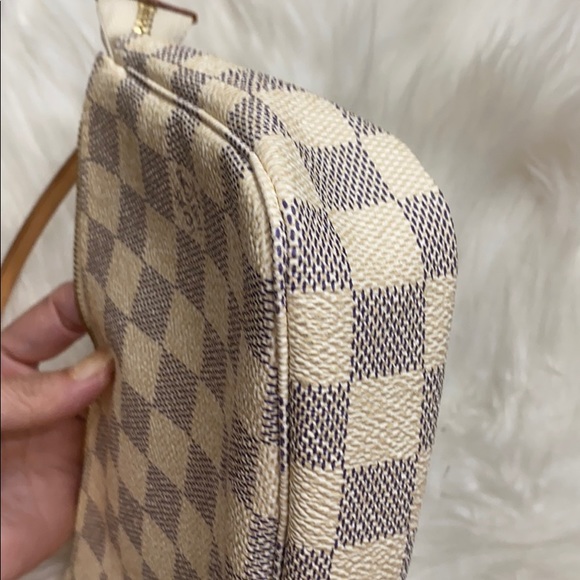 LV Pochette Accessoires Damier Azur+shoulder strap - Picture 5 of 12